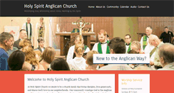 Desktop Screenshot of holyspiritchurchsd.org